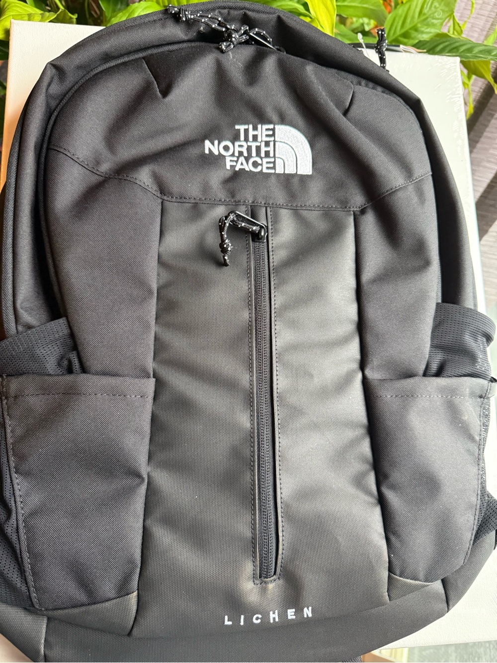 NWT The North Face Lichen Daypack Backpack Black Laptop RFID